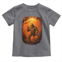Funny Halloween Bigfoot Scary Spooky Cryptid Sasquatch Toddler T Shirt - Wonder Print Shop