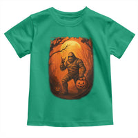 Funny Halloween Bigfoot Scary Spooky Cryptid Sasquatch Toddler T Shirt - Wonder Print Shop