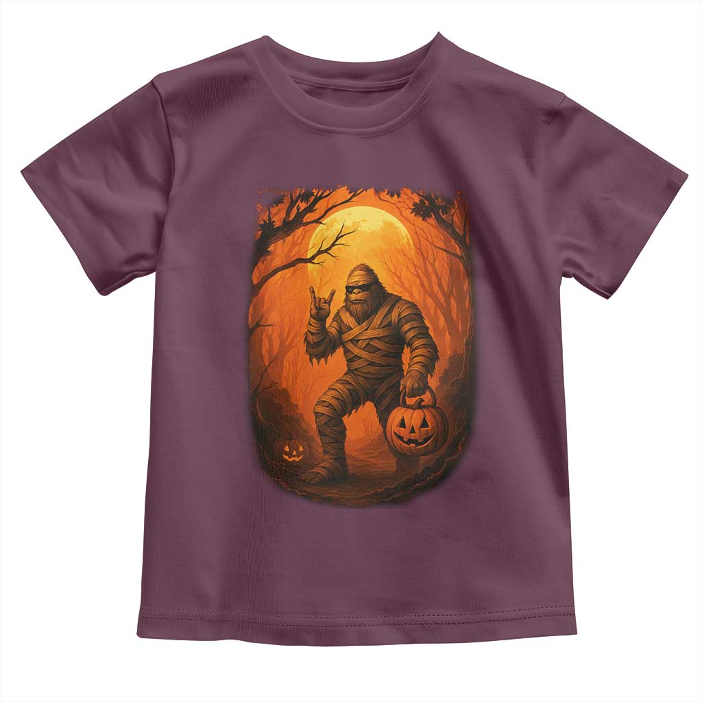 Funny Halloween Bigfoot Scary Spooky Cryptid Sasquatch Toddler T Shirt - Wonder Print Shop