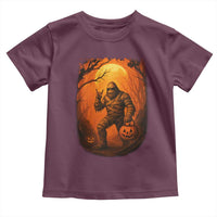 Funny Halloween Bigfoot Scary Spooky Cryptid Sasquatch Toddler T Shirt - Wonder Print Shop