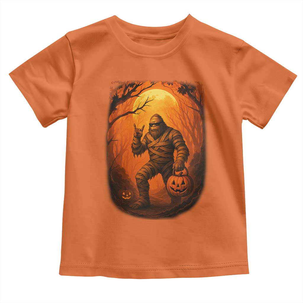 Funny Halloween Bigfoot Scary Spooky Cryptid Sasquatch Toddler T Shirt - Wonder Print Shop