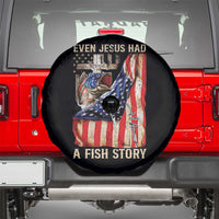 Funny Even Jesus Had A Fish Story Spare Tire Cover Fisherman Christian Fishing - Wonder Print Shop
