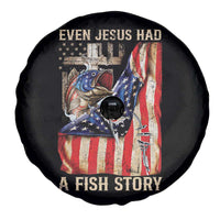 Funny Even Jesus Had A Fish Story Spare Tire Cover Fisherman Christian Fishing - Wonder Print Shop