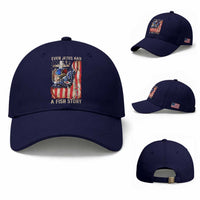 Funny Even Jesus Had A Fish Story Baseball Cap Fisherman Christian Fishing