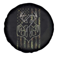 Faith Fishing Hunting Camo US Flag Cross With Hook Christian Spare Tire Cover - Wonder Print Shop