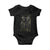 Faith Fishing Hunting Camo US Flag Cross With Hook Christian Baby Onesie - Wonder Print Shop
