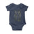Faith Fishing Hunting Camo US Flag Cross With Hook Christian Baby Onesie - Wonder Print Shop