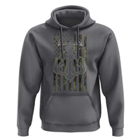 Faith Fishing Hunting Camo US Flag Cross With Hook Christian Hoodie - Wonder Print Shop