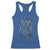 Faith Fishing Hunting Camo US Flag Cross With Hook Christian Racerback Tank Top - Wonder Print Shop