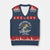 Jesus Made Me A Fisherman I Catch He Cleans V-Neck Knit Sweater Vest Christian Fisher - Wonder Print Shop