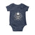 Funny Fishing Lover Baby Onesie Pirate Skull Fishing Hook Compass - Wonder Print Shop