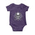 Funny Fishing Lover Baby Onesie Pirate Skull Fishing Hook Compass - Wonder Print Shop