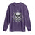 Funny Fishing Lover Long Sleeve Shirt Pirate Skull Fishing Hook Compass - Wonder Print Shop