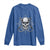 Funny Fishing Lover Long Sleeve Shirt Pirate Skull Fishing Hook Compass - Wonder Print Shop