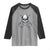 Funny Fishing Lover Raglan Shirt Pirate Skull Fishing Hook Compass - Wonder Print Shop
