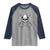 Funny Fishing Lover Raglan Shirt Pirate Skull Fishing Hook Compass - Wonder Print Shop