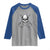 Funny Fishing Lover Raglan Shirt Pirate Skull Fishing Hook Compass - Wonder Print Shop