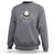 Funny Fishing Lover Sweatshirt Pirate Skull Fishing Hook Compass - Wonder Print Shop
