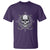 Funny Fishing Lover T Shirt Pirate Skull Fishing Hook Compass - Wonder Print Shop