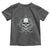 Funny Fishing Lover Toddler T Shirt Pirate Skull Fishing Hook Compass - Wonder Print Shop