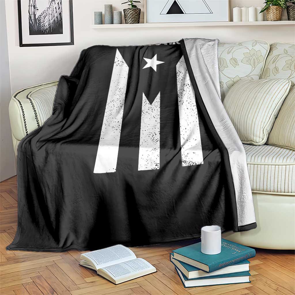 Puerto Rico Boricua Flag Proud Puerto Rican Heritage Throw Blanket - Wonder Print Shop