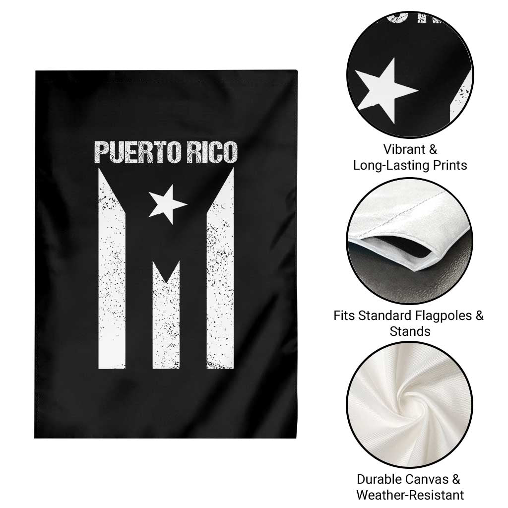 Puerto Rico Boricua Flag Proud Puerto Rican Heritage Garden Flag - Wonder Print Shop