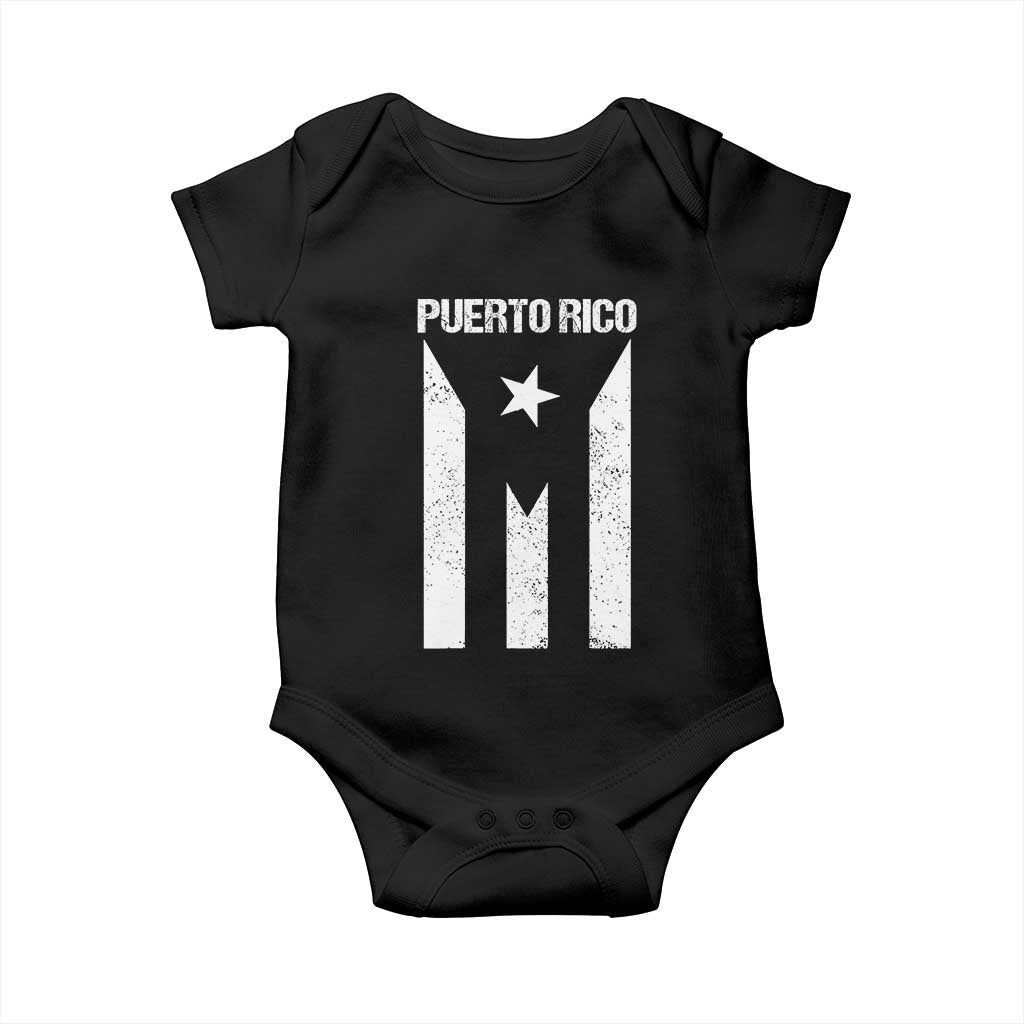 Puerto Rico Boricua Flag Proud Puerto Rican Heritage Baby Onesie - Wonder Print Shop