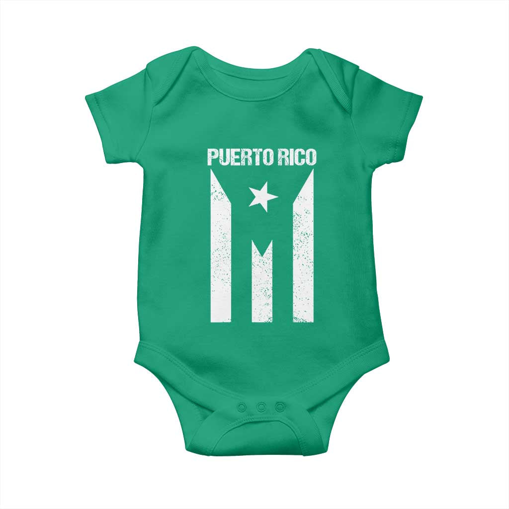 Puerto Rico Boricua Flag Proud Puerto Rican Heritage Baby Onesie - Wonder Print Shop