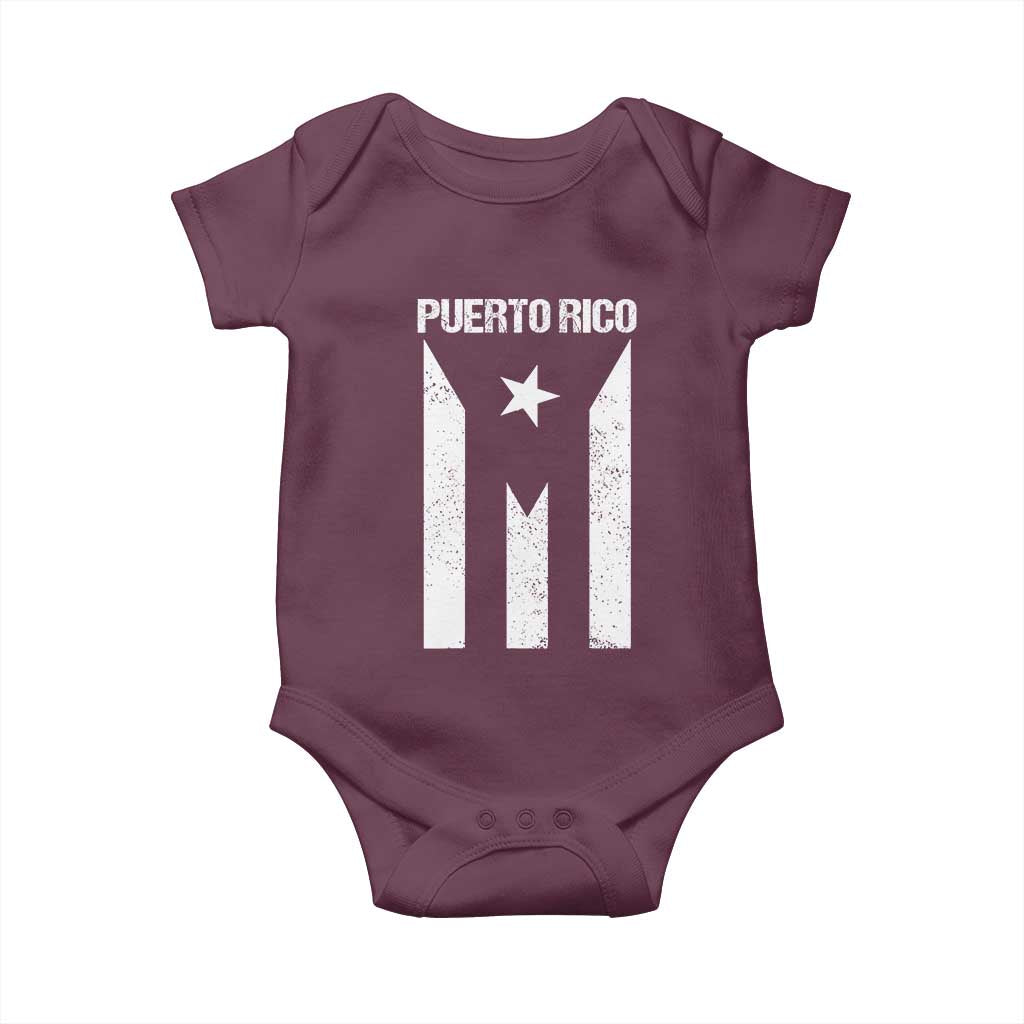 Puerto Rico Boricua Flag Proud Puerto Rican Heritage Baby Onesie - Wonder Print Shop
