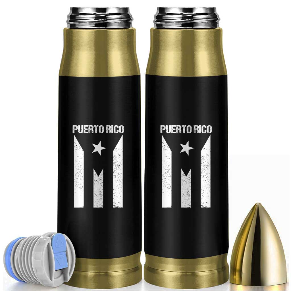 Puerto Rico Boricua Flag Proud Puerto Rican Heritage Bullet Tumbler - Wonder Print Shop