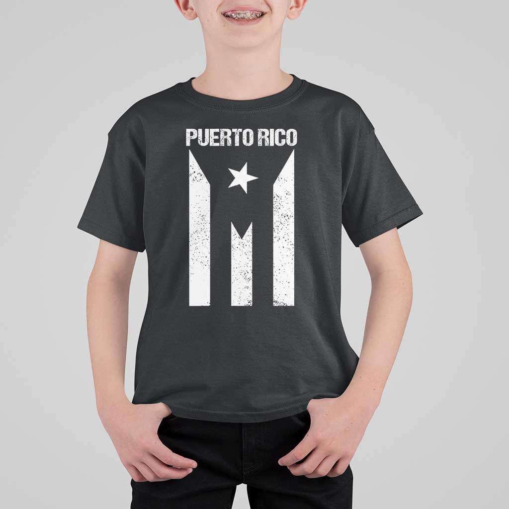 Puerto Rico Boricua Flag Proud Puerto Rican Heritage T Shirt For Kid - Wonder Print Shop