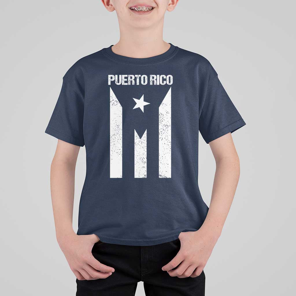 Puerto Rico Boricua Flag Proud Puerto Rican Heritage T Shirt For Kid - Wonder Print Shop