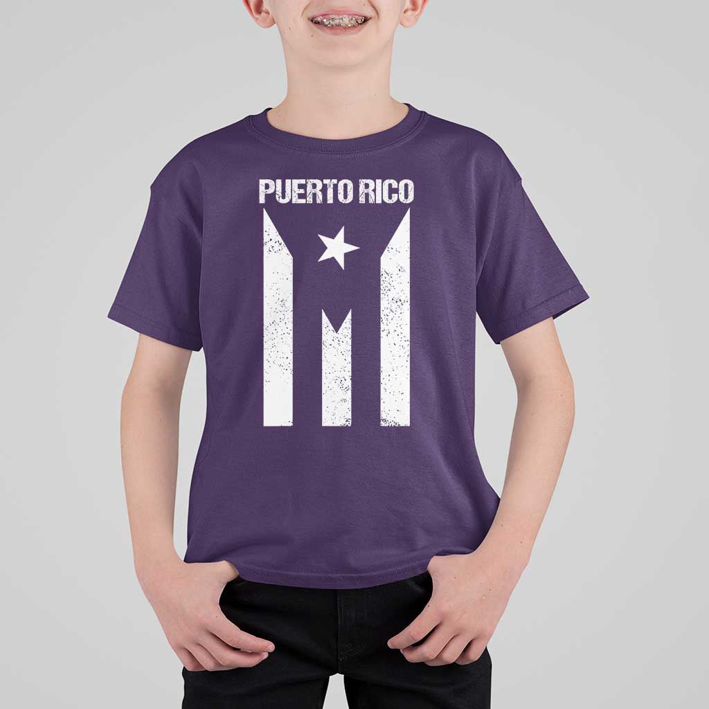 Puerto Rico Boricua Flag Proud Puerto Rican Heritage T Shirt For Kid - Wonder Print Shop