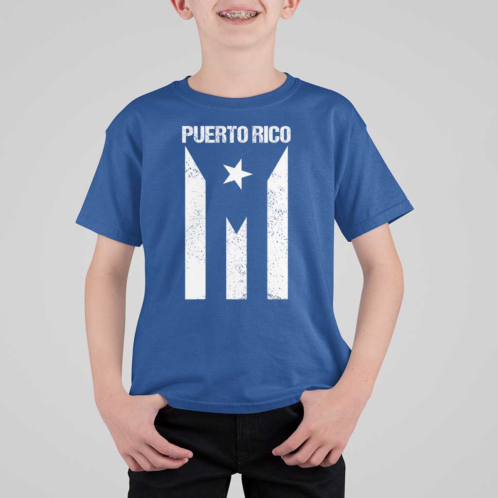 Puerto Rico Boricua Flag Proud Puerto Rican Heritage T Shirt For Kid - Wonder Print Shop
