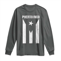 Puerto Rico Boricua Flag Proud Puerto Rican Heritage Long Sleeve Shirt - Wonder Print Shop