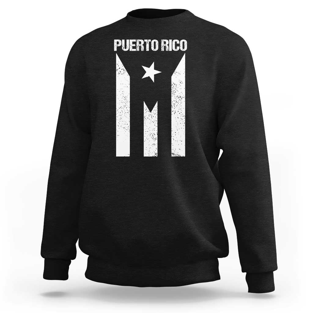 Puerto Rico Boricua Flag Proud Puerto Rican Heritage Sweatshirt - Wonder Print Shop
