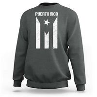 Puerto Rico Boricua Flag Proud Puerto Rican Heritage Sweatshirt - Wonder Print Shop