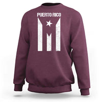 Puerto Rico Boricua Flag Proud Puerto Rican Heritage Sweatshirt - Wonder Print Shop