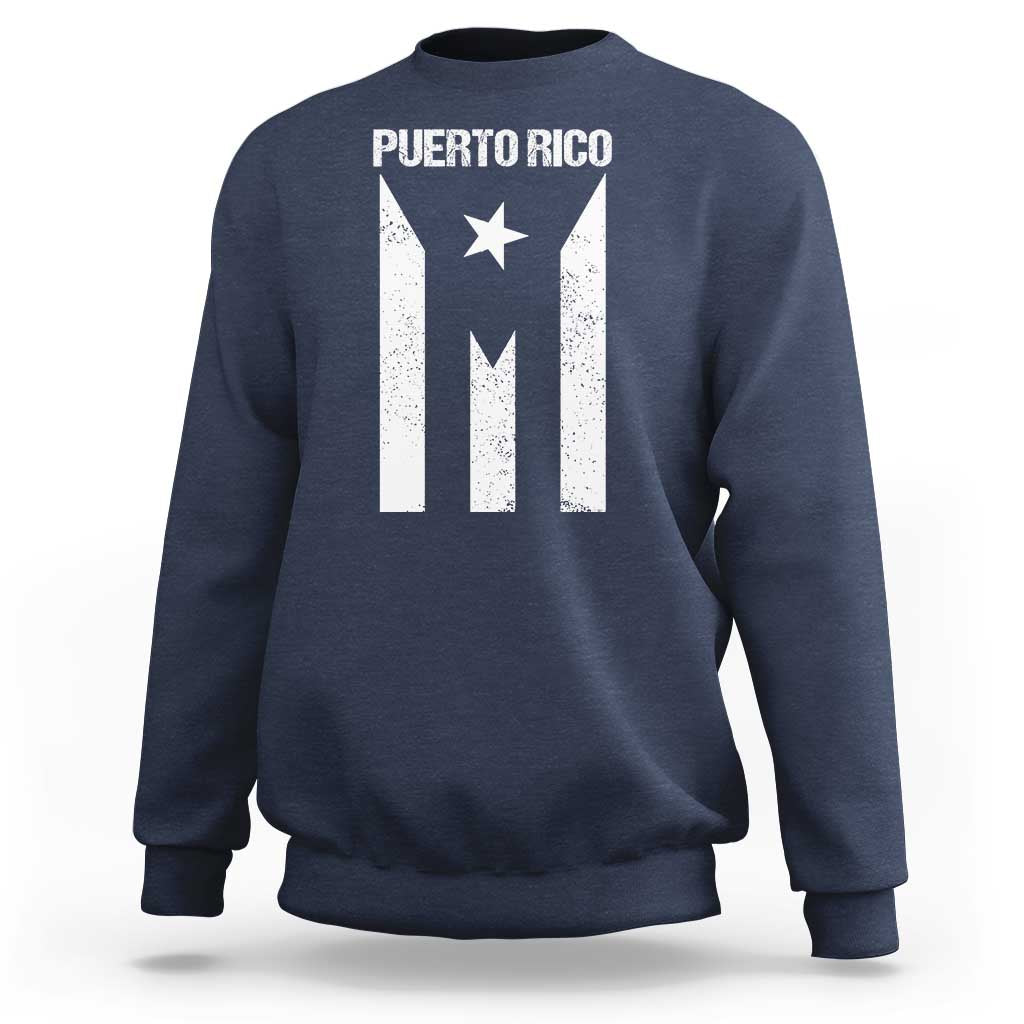 Puerto Rico Boricua Flag Proud Puerto Rican Heritage Sweatshirt - Wonder Print Shop