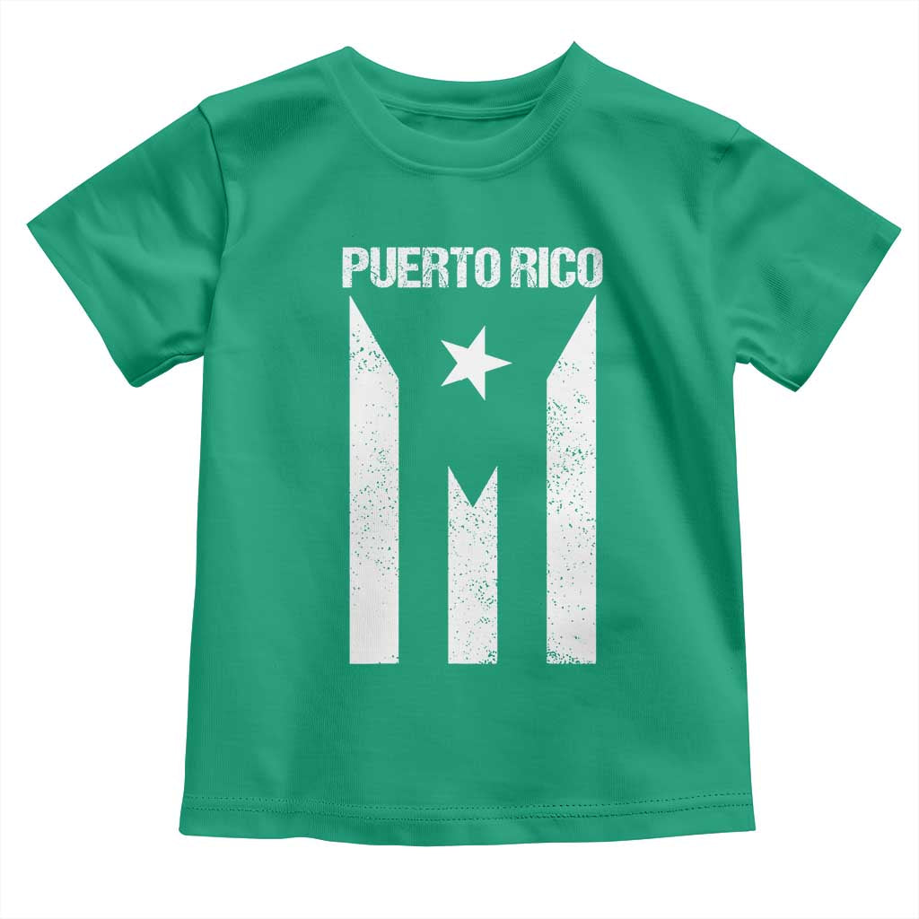 Puerto Rico Boricua Flag Proud Puerto Rican Heritage Toddler T Shirt - Wonder Print Shop