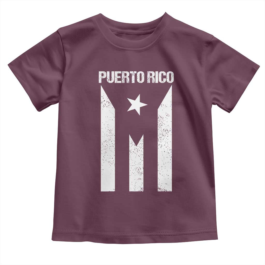 Puerto Rico Boricua Flag Proud Puerto Rican Heritage Toddler T Shirt - Wonder Print Shop