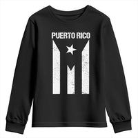 Puerto Rico Boricua Flag Proud Puerto Rican Heritage Youth Sweatshirt - Wonder Print Shop