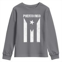 Puerto Rico Boricua Flag Proud Puerto Rican Heritage Youth Sweatshirt - Wonder Print Shop