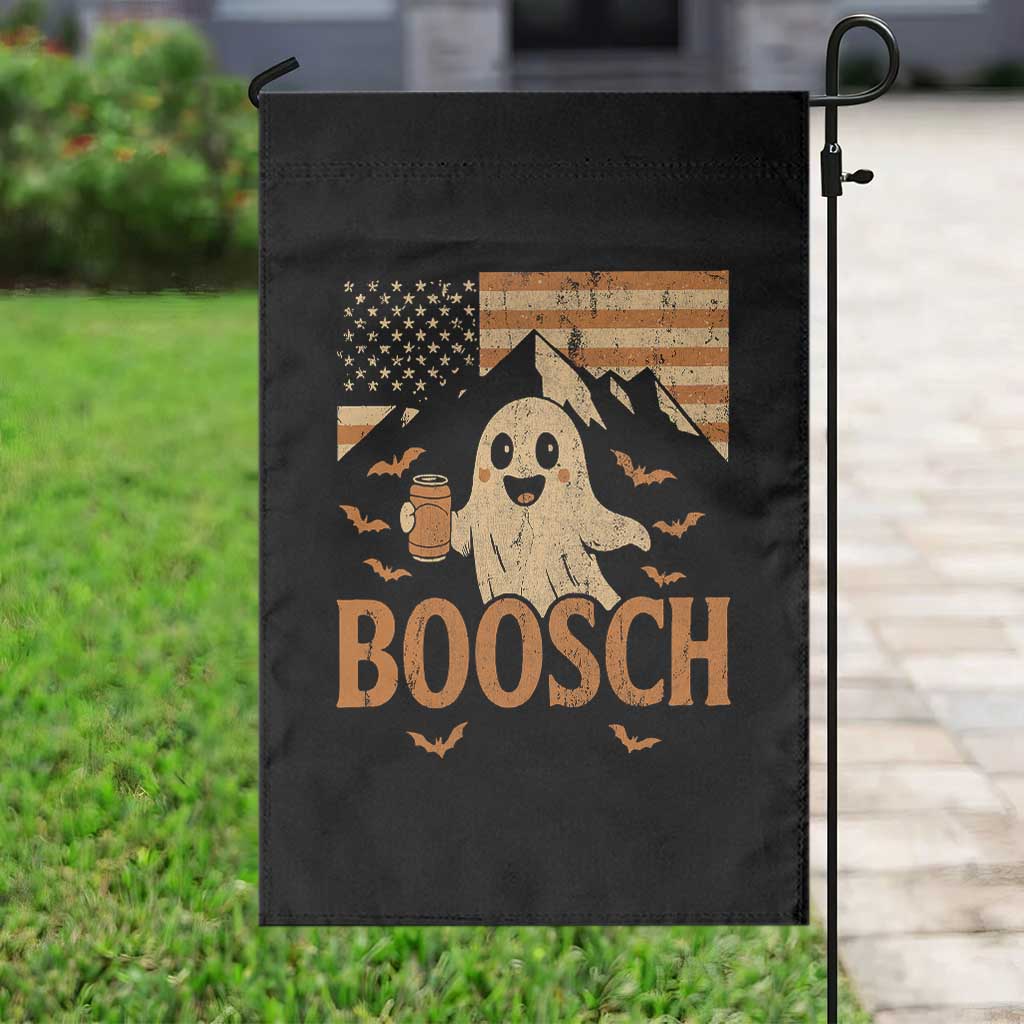 Funny Ghost Boosch Beer Halloween Garden Flag Vintage American Flag - Wonder Print Shop