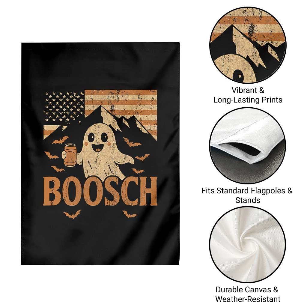 Funny Ghost Boosch Beer Halloween Garden Flag Vintage American Flag - Wonder Print Shop