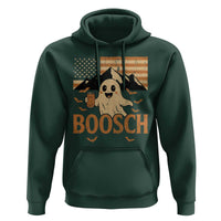 Funny Ghost Boosch Beer Halloween Hoodie Vintage American Flag - Wonder Print Shop