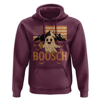 Funny Ghost Boosch Beer Halloween Hoodie Vintage American Flag - Wonder Print Shop