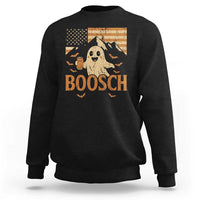 Funny Ghost Boosch Beer Halloween Sweatshirt Vintage American Flag - Wonder Print Shop