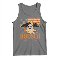 Funny Ghost Boosch Beer Halloween Tank Top Vintage American Flag - Wonder Print Shop