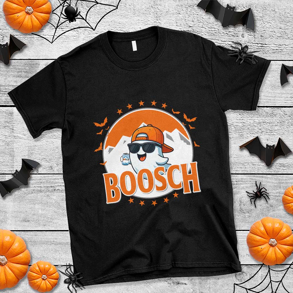 Funny Ghost Boosch Beer Halloween T Shirt Mountain Bat - Wonder Print Shop